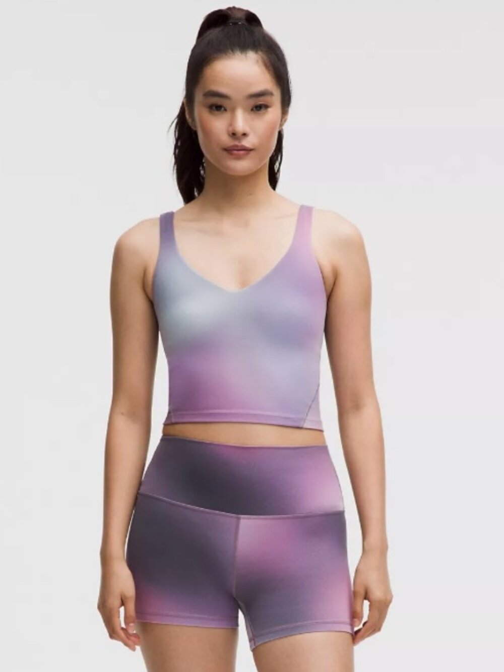 Lululemon Align™ High-Rise Short 4" – Aurora Haze Purple Multi – Size 2 – NWT